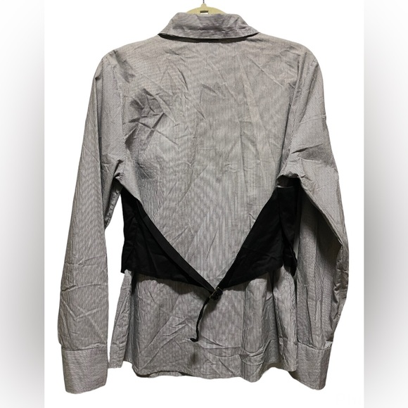 NEVA Pinstripe Vest Button-down Tall - Picture 5 of 10